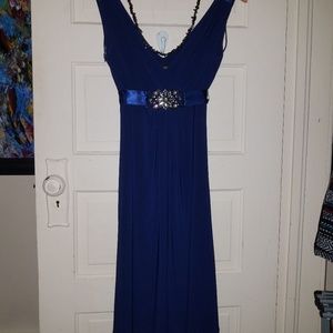 Royal blue dress